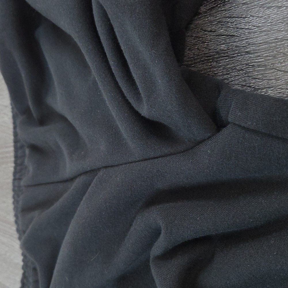 No Boundaries Womans XXXL 21 Fleece Sweat Pants Love Your Self Wide Leg Black - Picture 12 of 14